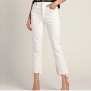 Loft petite kick flare crop jeans